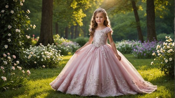 Le rêve de chaque petite fille : robes de princesse enchantée